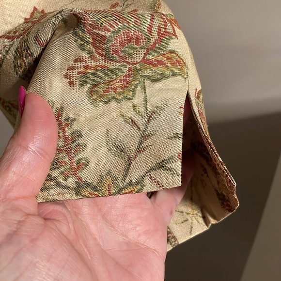 TALBOTS women’s Petite floral ELEPHANT blazer jacket SILK Asian / Indian 20WP - Picture 8 of 12